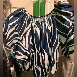 Cute White and Blue shirt